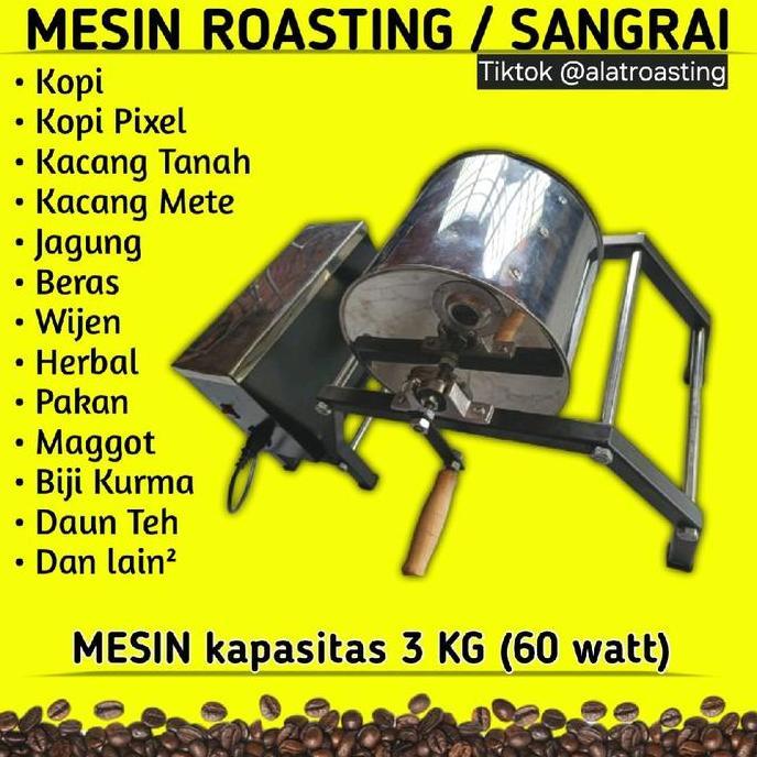 Coffee Roaster Mesin Roasting Kopi Mesin Sangrai Kopi 3 Kg