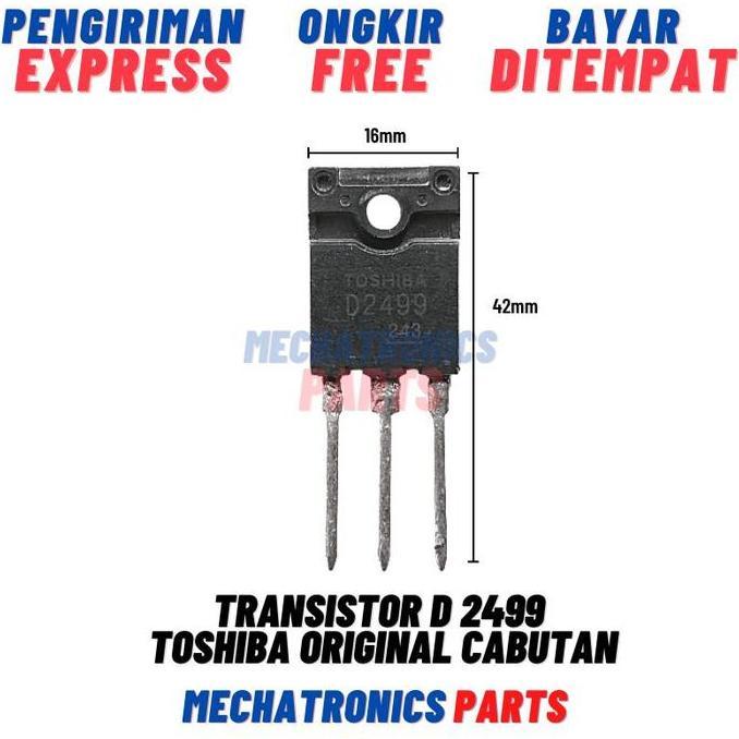 Transistor D 2499 D2499 Toshiba Original Cabutan