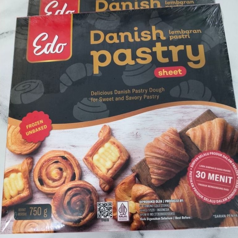 EDO DANISH PASTRY 750GRAM / DANISH PASTRY EDO