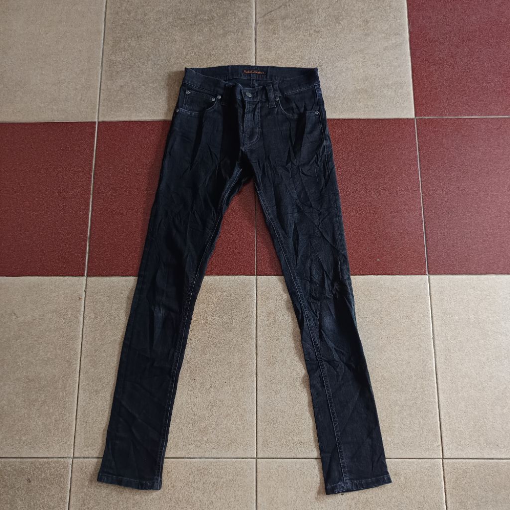 celana Nudie jeans co hitam