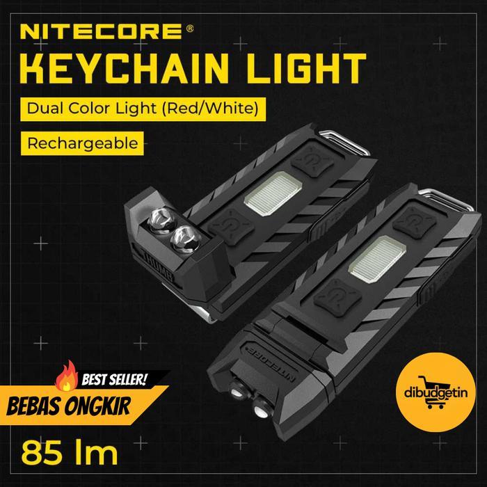 NITECORE Dual Color LED USB Rechargeable Keychain Light - THUMB