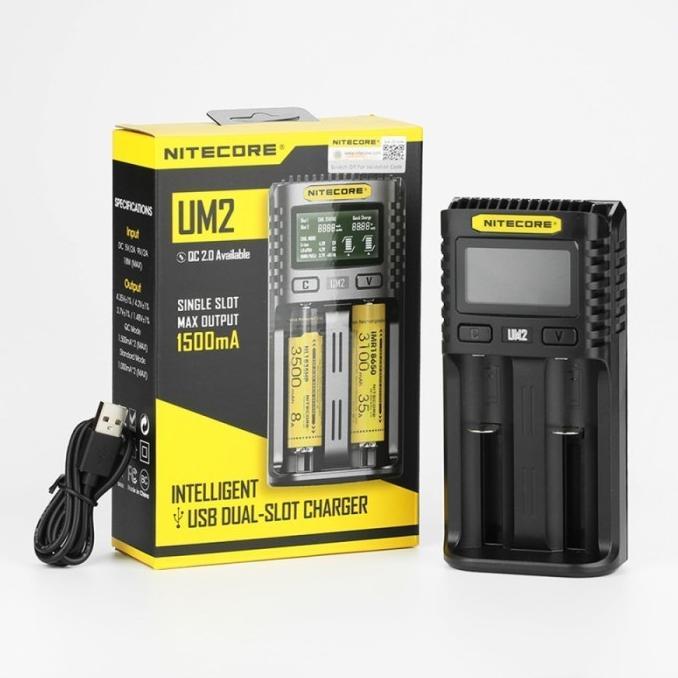 NITECORE UM2 INTELLIGENT UNIVERSAL CHARGER 2 SLOT Charger
