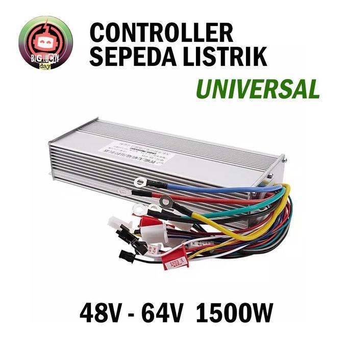 controller sepeda listrik 48v 60v 64v 1500w kontroler universal molis