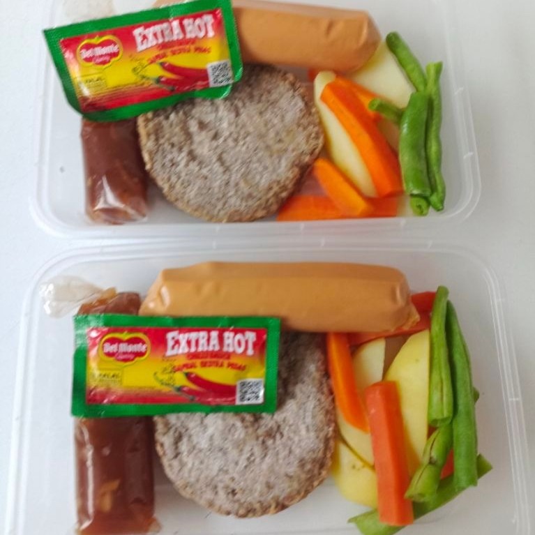 Beef Steak Komplit (beef+sosis)