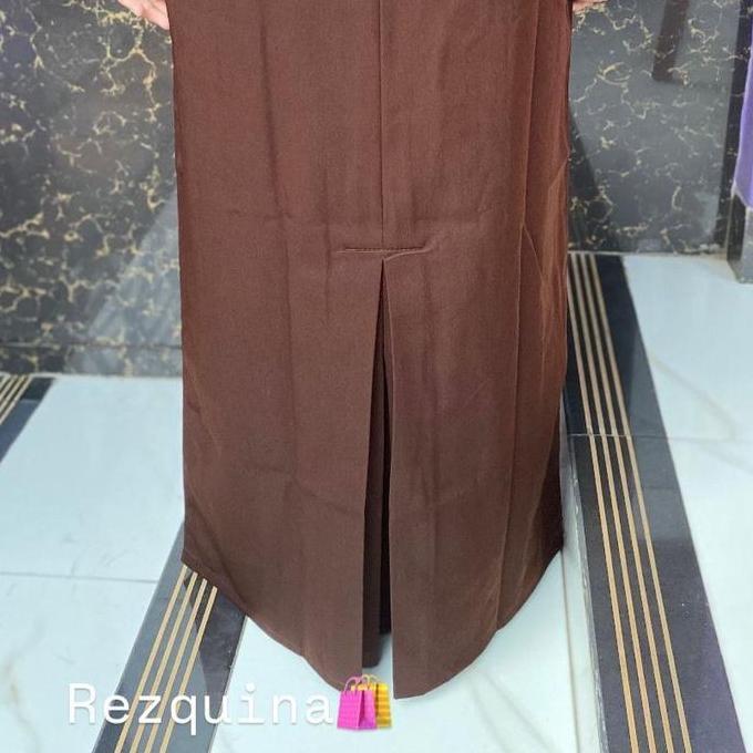 Rok Span SMA SMP Belah Belakang dengan Jahitan Double Kuat Rok Span SMA Slim Fit Belah Belakang Rok 