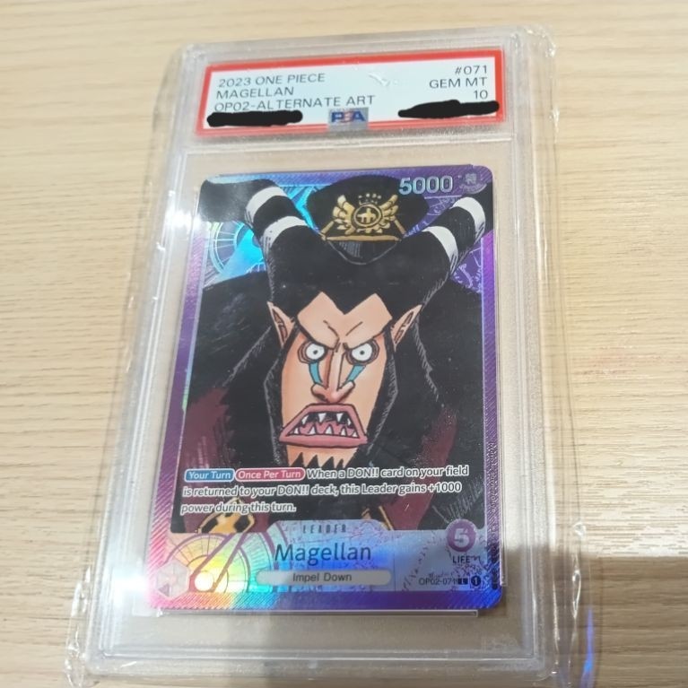 Kartu One Piece Magellan OP02-071 Slab