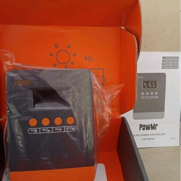 MPPT 25A Solar Charge Controller PowMr  12V 24V SCC panel surya