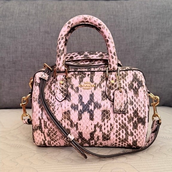 [Preloved] Mini Rowan Pink SnakeSkin