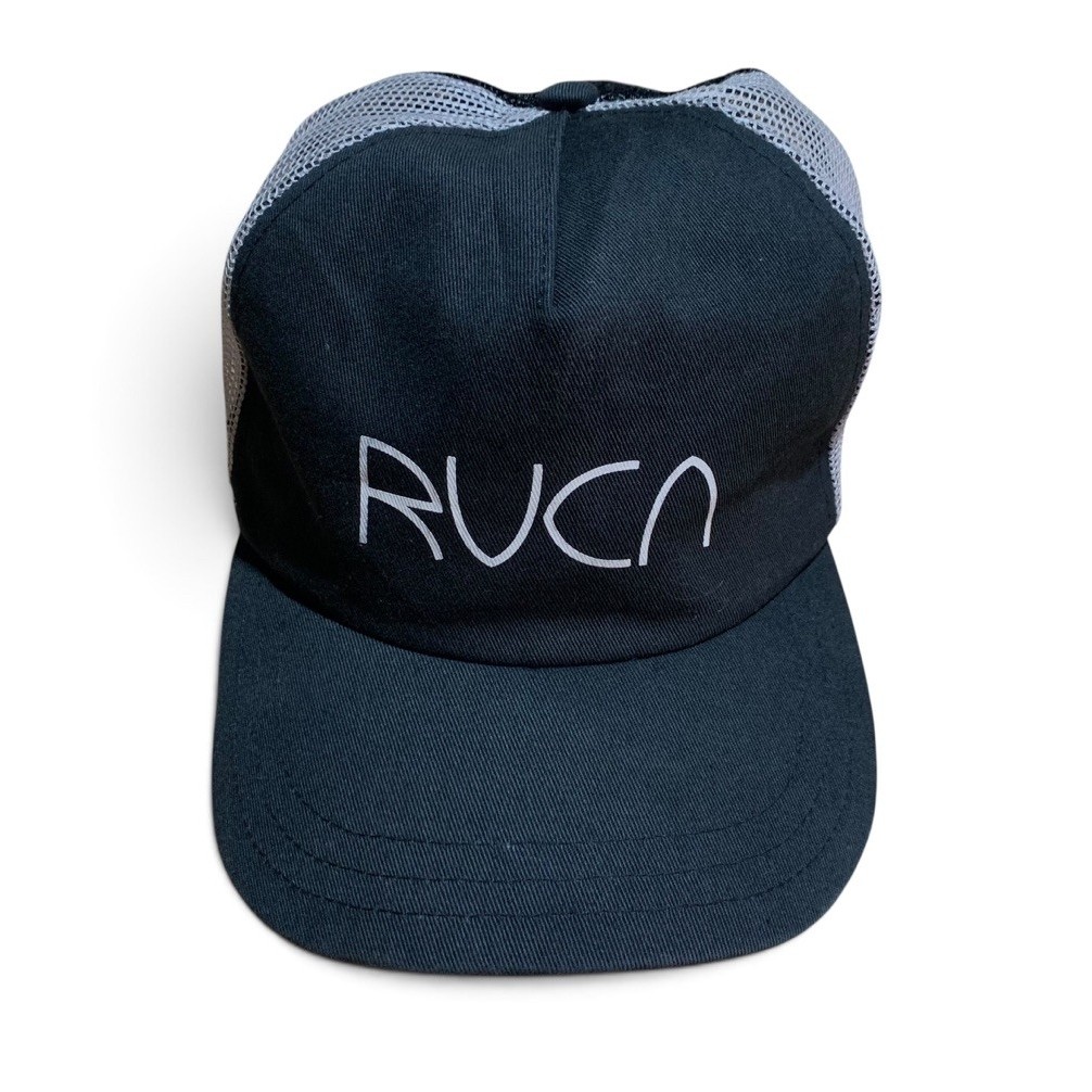 RVCA Black & White Logo Trucker hat