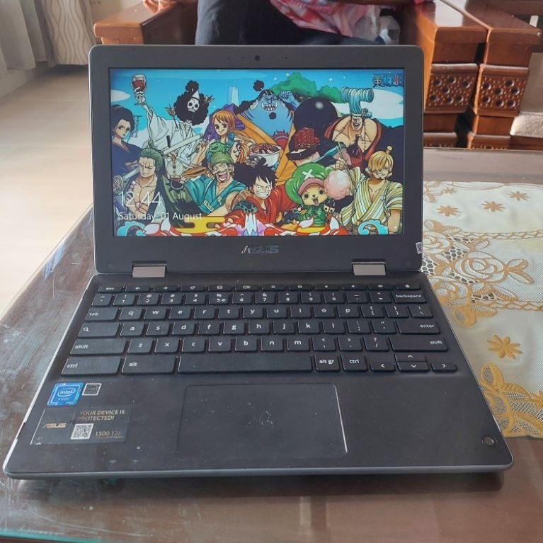 Asus Chromebook Flip C214M Touchscreen Ram 4GB SSD 32GB Windows 10 Pro [BACA DESKRIPSI]