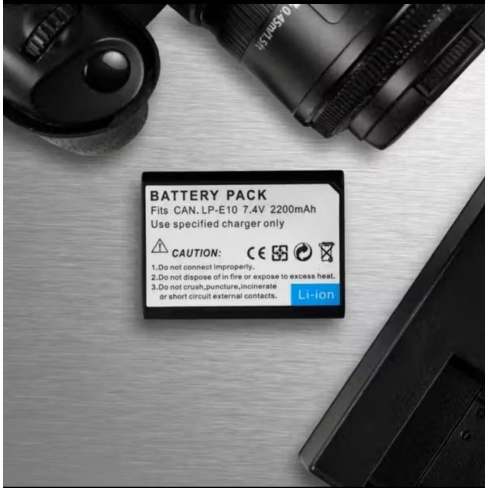 PROMO Baterai Camera Canon LP-E10 Original 100% 22000Mah  untuk Canon 1100D 1200D 1300D 1500D 3000D 