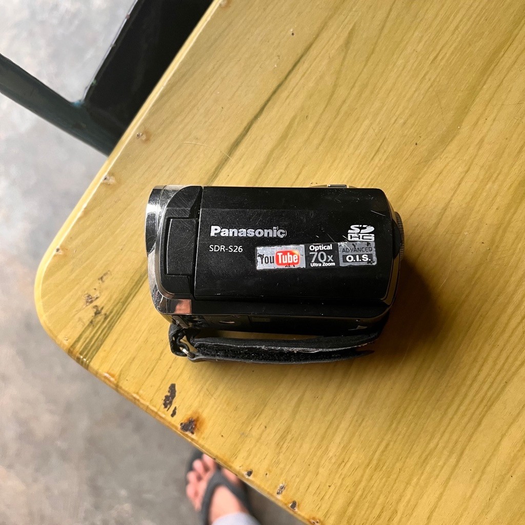 handycam panasonic sdr s26 buat pajangan atau kanibalan