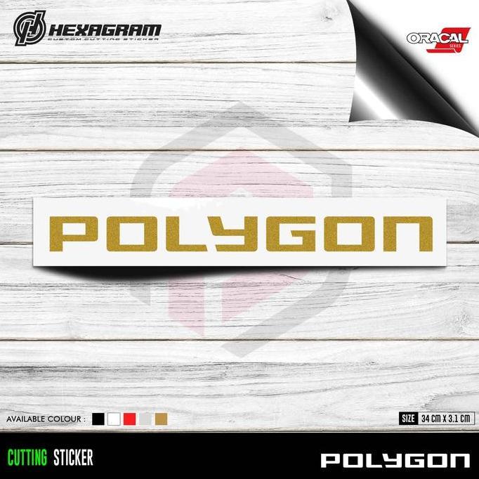 Promo Cutting Sticker Sepeda POLYGON | Stiker Cutting Sepeda POLYGON Diskon