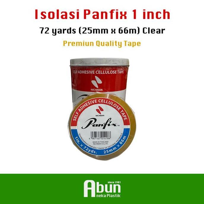 Cum- Isolasi Panfix 1 Inch (72 Yard) .