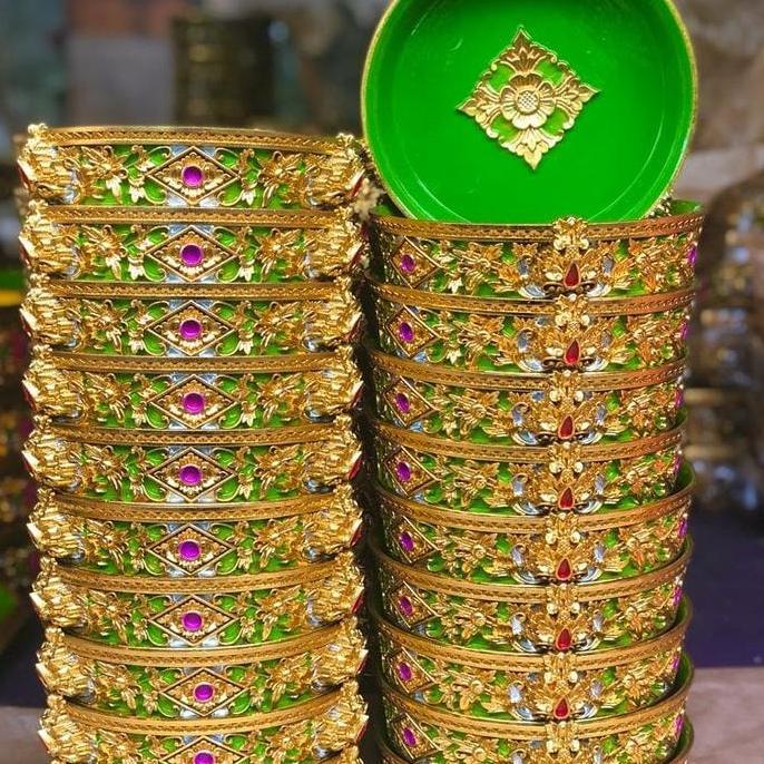 :>:>:>:>] Wadah bokor 16cm tatakan ukir bali sodan gayatri