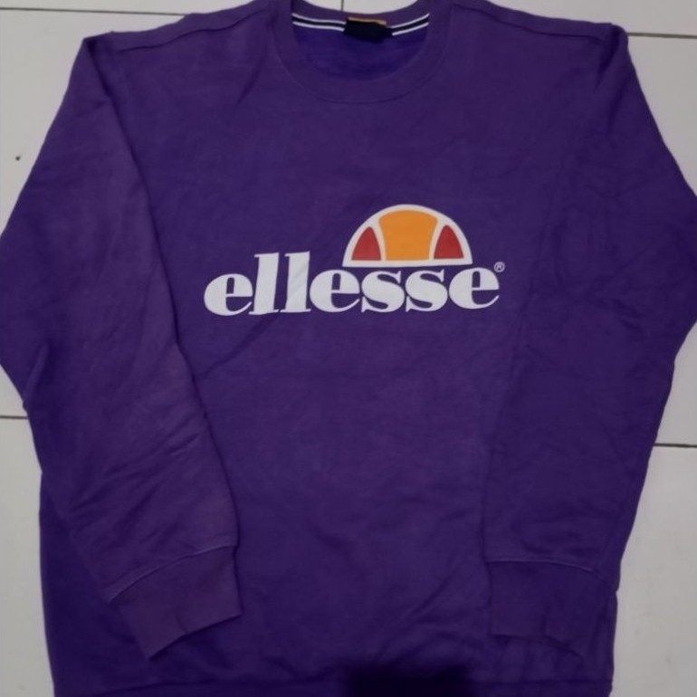 Crewneck Original Ellesse purple big logo ( preloved )