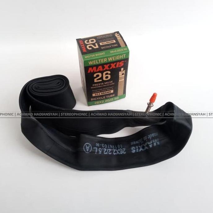 Promo Ban Dalem Maxxis 26 x 2.50 pentil kecil Presta Valve Ban Maxxis 26 Diskon