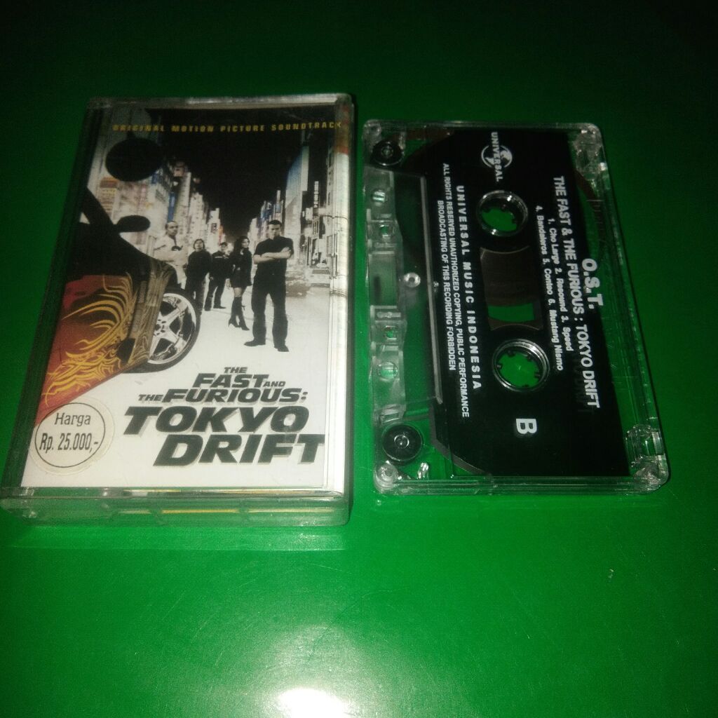 kaset pita ost the fast and the furious Tokyo drift