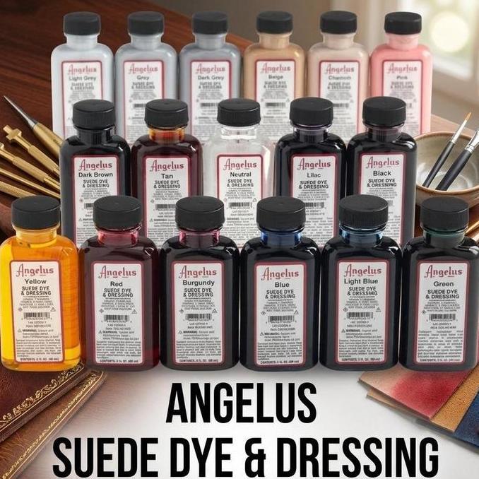 [] Angelus Suede Dye 3oz // Cat Sepatu Suede // Cat Tas Suede