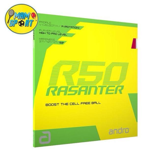BEBAS ONGKIR - Karet Bet Pingpong Tenis Meja ANDRO RASANTER R50 Original