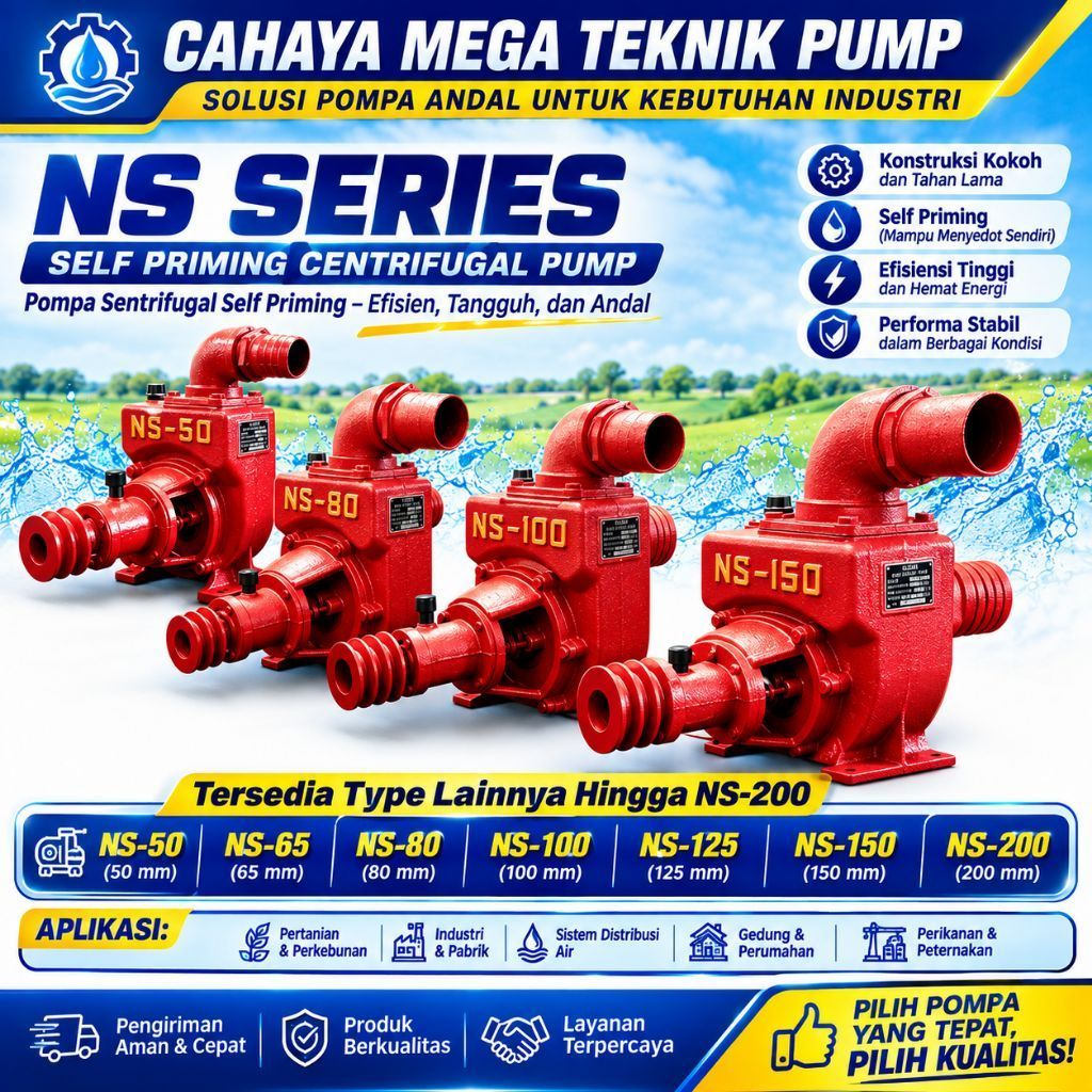 pompa irigasi NS 150 6inch