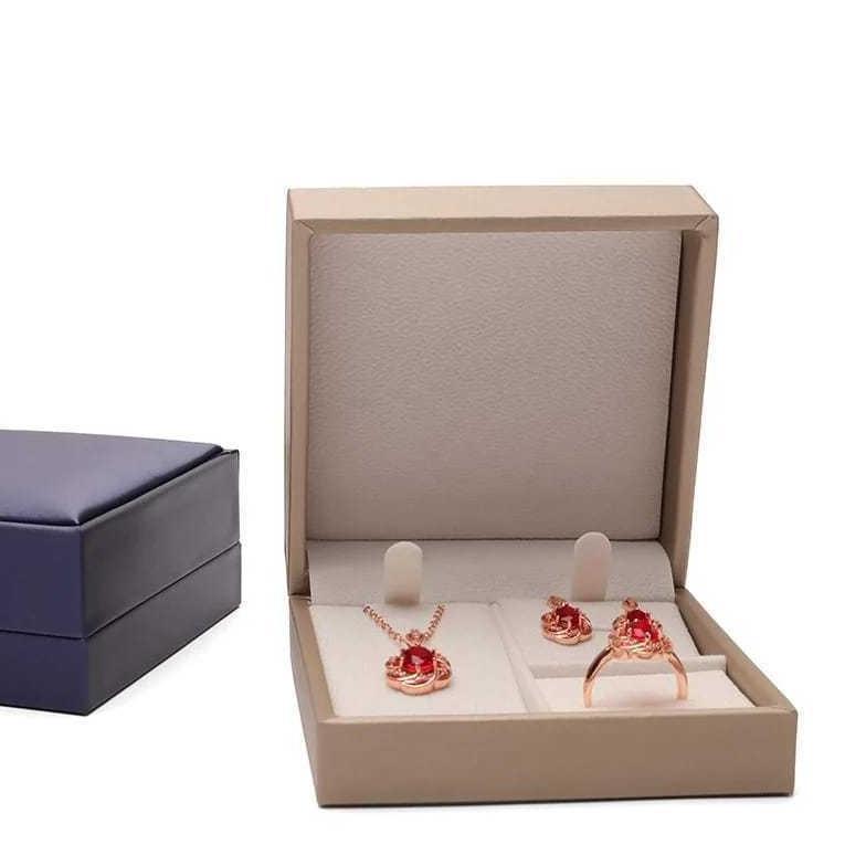 Box Jewelry Perhiasan Box Perhiasan Emas Kotak Perhiasan Emas 1 Set  Jewelry Gift Box Kotak Set Perh