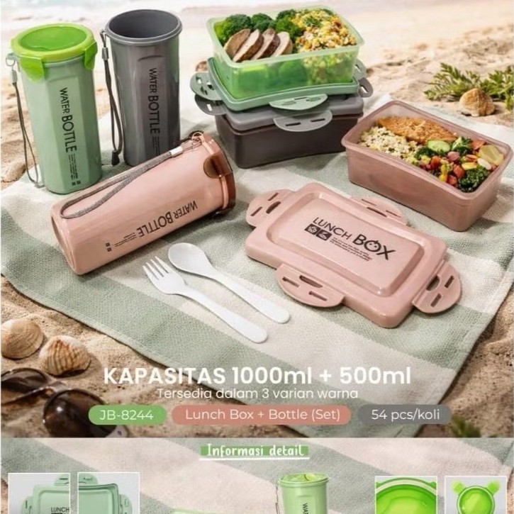 * PROMO * Lunch Box Set Anak - Lunch Box - Set Lunch Box - Kotak Makan Anak