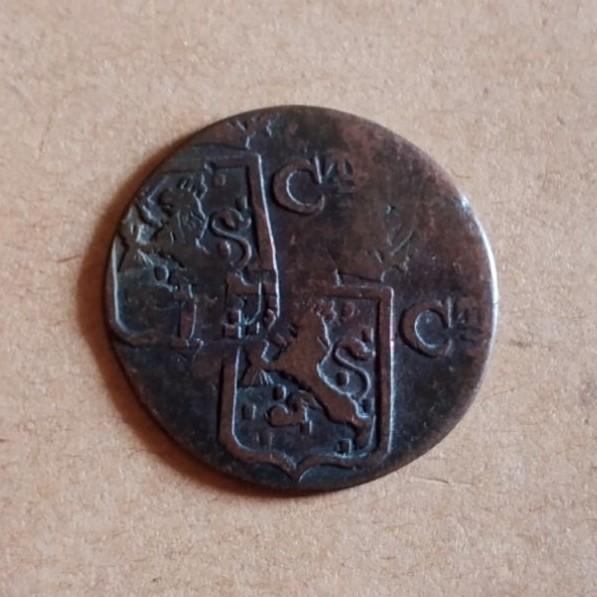 Uang Missprint Koin Error Nederland Indie 2 Cent 1835