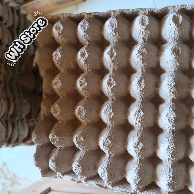 Egg Tray Karton Bekas / Tray Telur Second Praktis, Ekonomis, Kapasitas 30 Telur