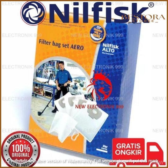 NILFISK FILTER BAG VACUUM CLEANER NILFISK AERO 4PCS TERBATAS