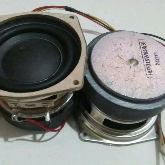 SPEAKER BEKAS TV LED POLYTRON 15WATT 40HM 8CM PLD 32D900 - PLD 32D905 - SPIKER - SPEKER - SOUND - PE
