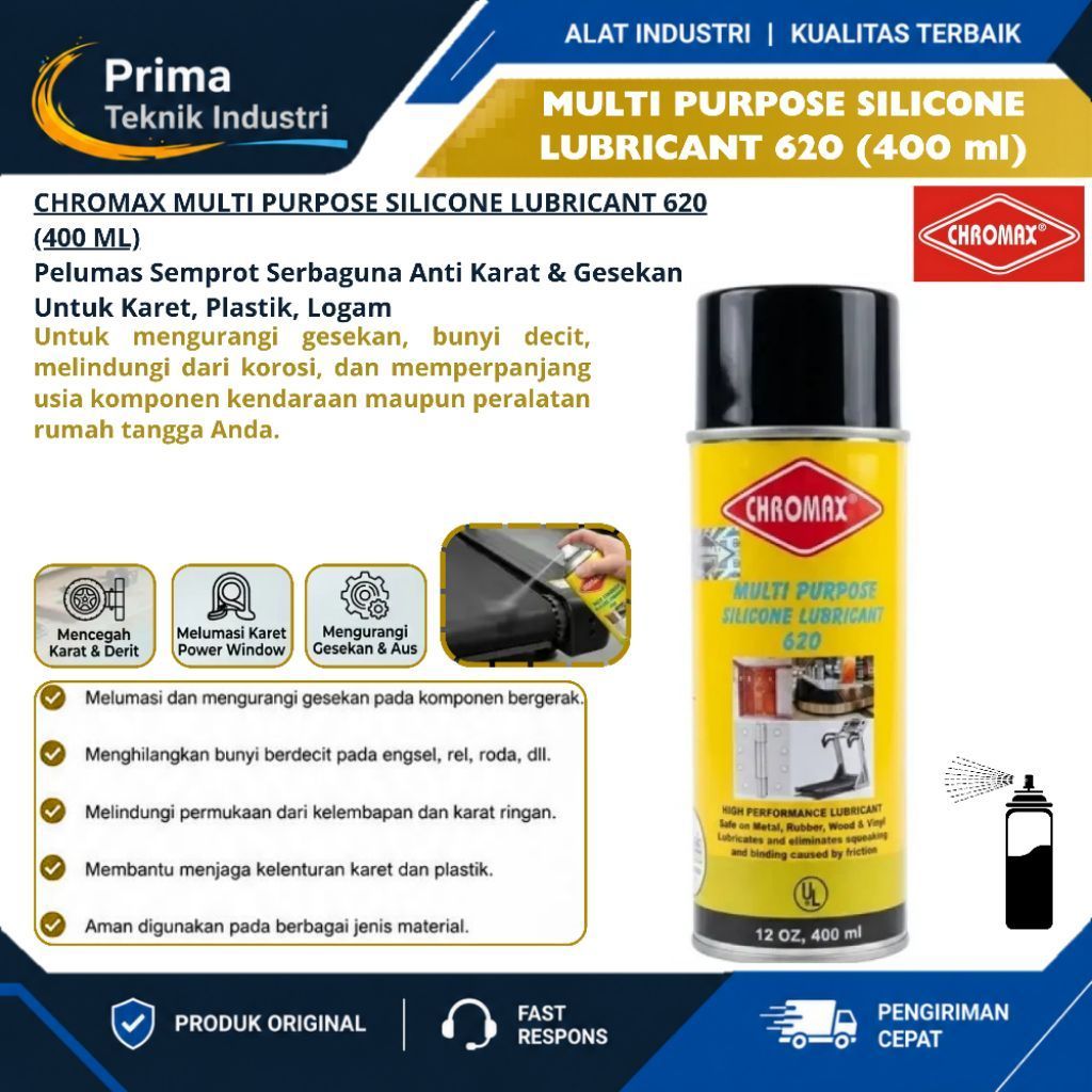 Chromax Silicone Lubricant 620 / Multi Purpose Silicone Lubricant