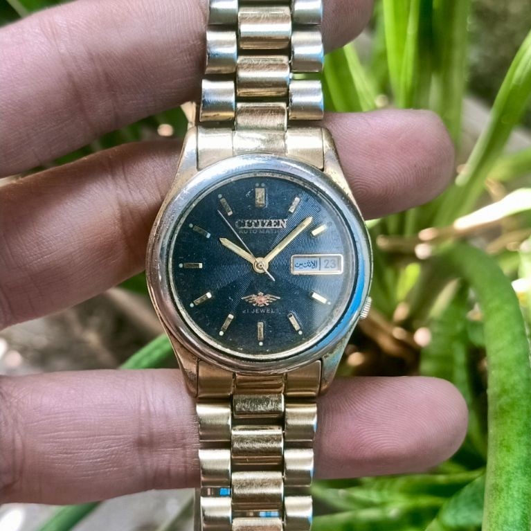 Jam Tangan Citizen Gold Automatic Original Vintage
