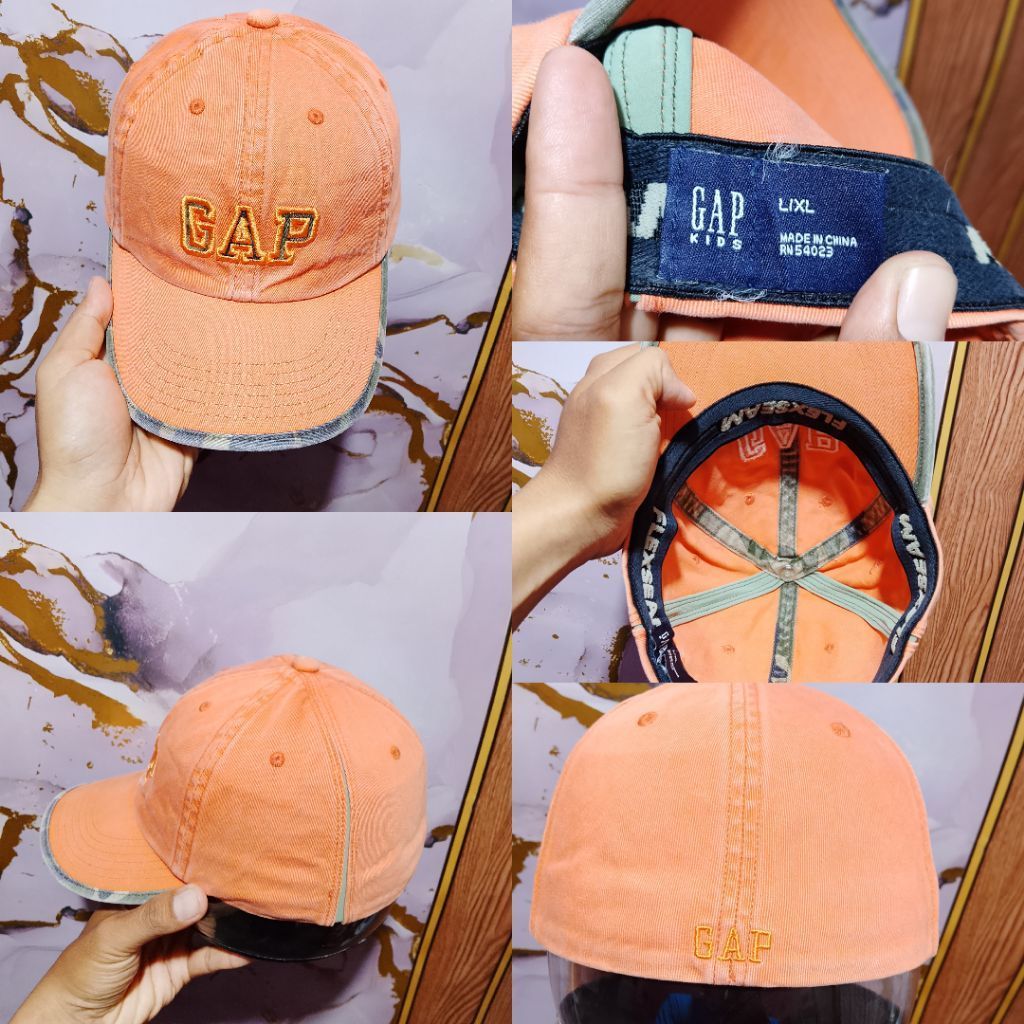 Topi second GAP size 55-56 build up Orange washing