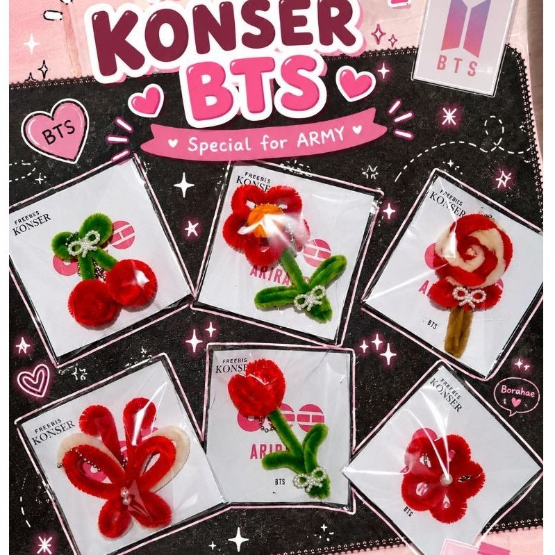 souvernir konser BTS sudah termasuk card/ freebies konser BTS / gift konser BTS Arirang