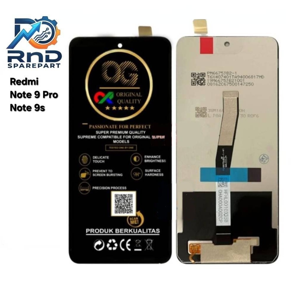 LCD Redmi Note 9 Pro, Redmi Note 9s, Redmi Note9 Pro max, note 9 pro, note9pro OG Kualitas Original