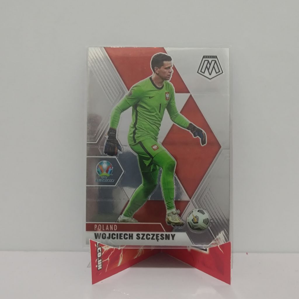 Kartu Bola Wojciech Szczesny 2020/21 Panini Mosaic UEFA Euro Base Card Polandia