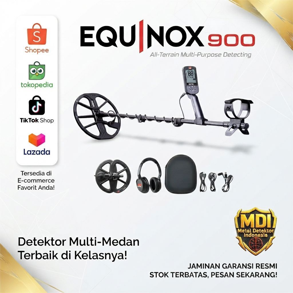 EQUINOX 900 Detektor Emas