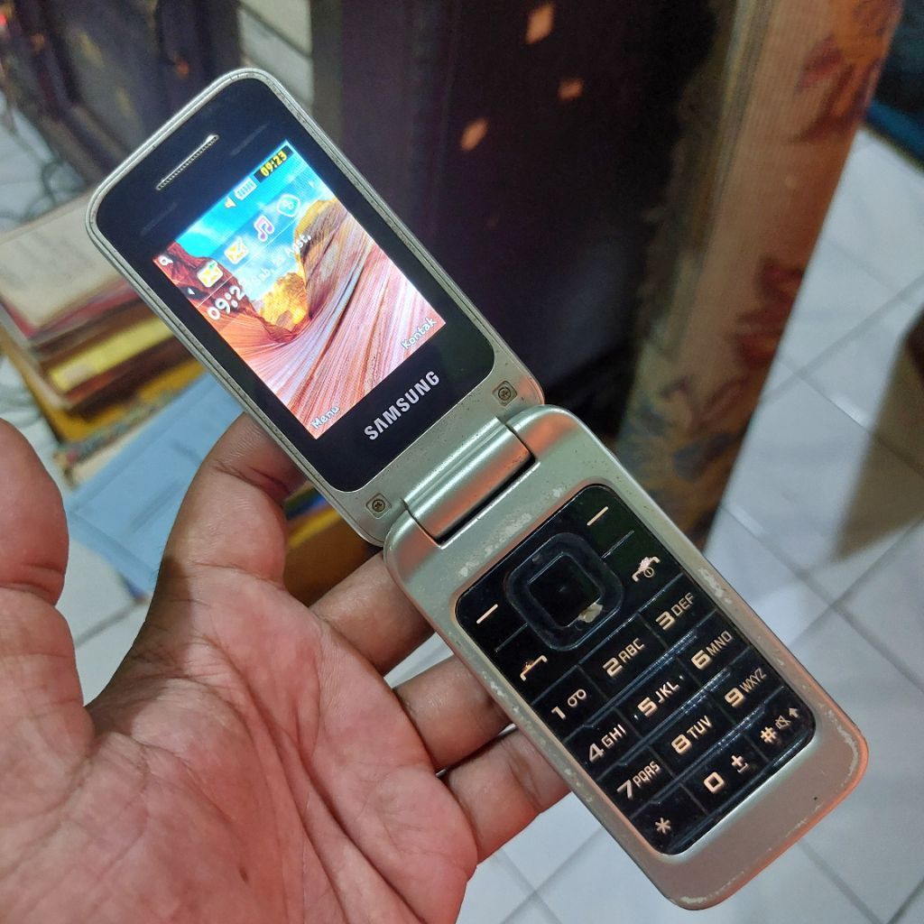 Hp Jadul Samsung Lipat GT-C3520 Ory ket kondisi di deskripsi