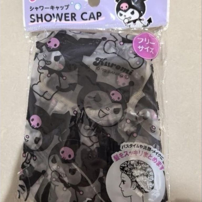 SHOWER CAP SANRIO. SHOWER CAP KUROMI. KUROMI STUFF. SHOWER CAP HELLOKITTY. SHOWER CAP KITTY. KITTY S