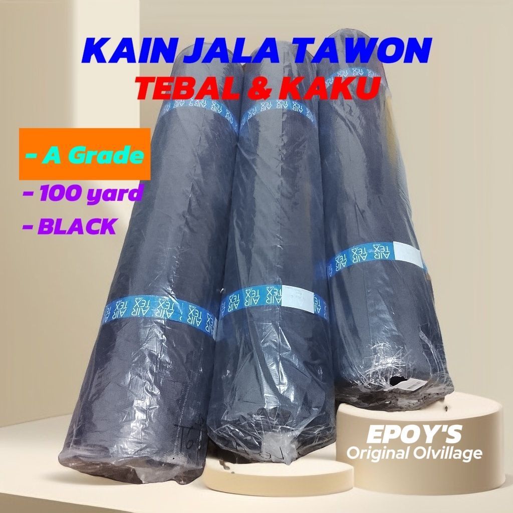 Kain jala kaku.tebal. jala jaring 100 yard