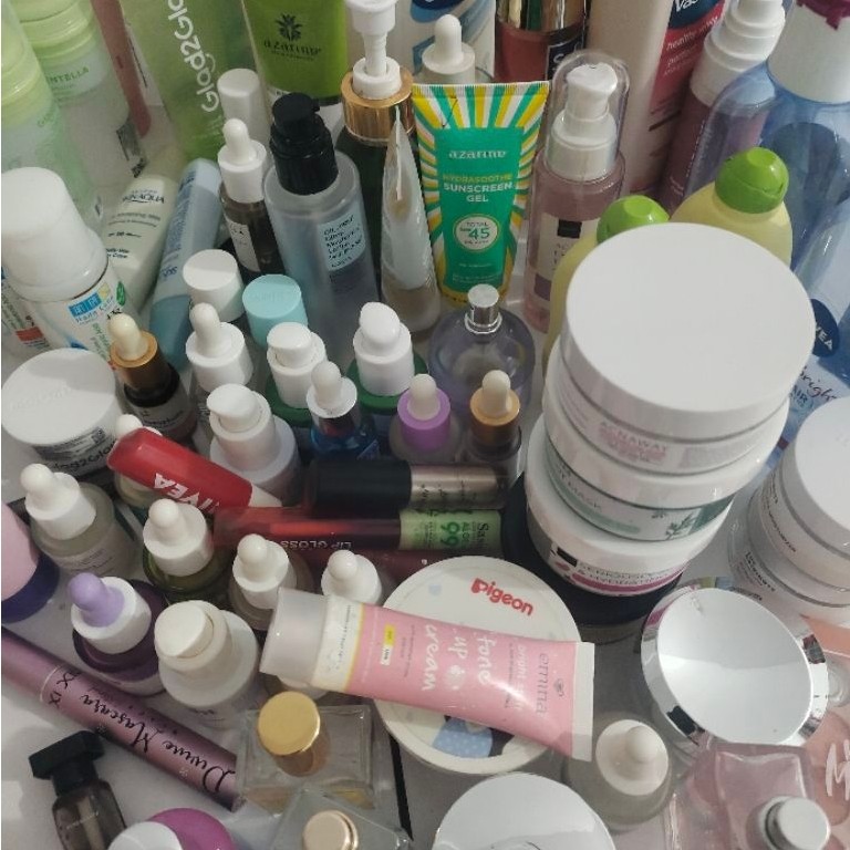 Botol Bekas Skincare Skintific Olay The Originote Garnier YOU Wardah Hanasui Scora Scarlett Glad2Glo