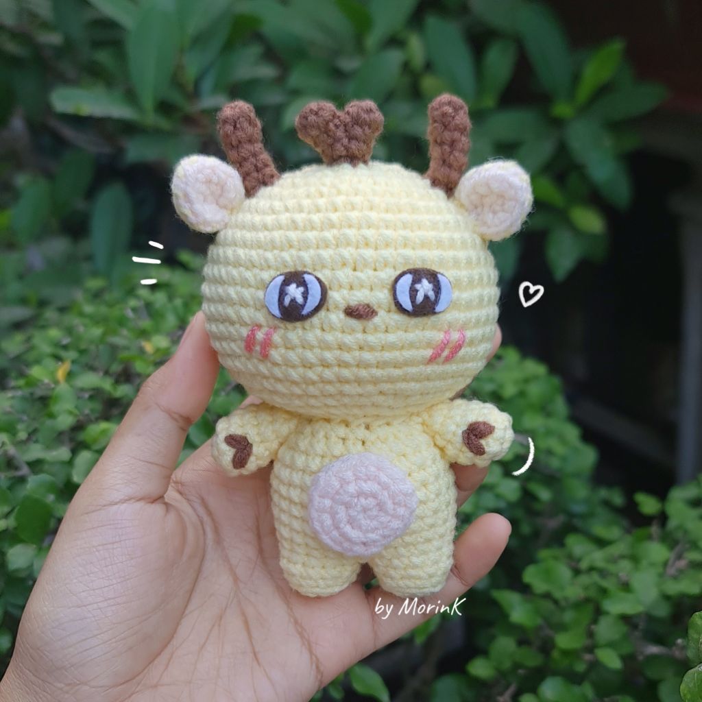 Sosimi Park Jihoon Crochet Amigurumi Doll Keychain - Gantungan Kunci Boneka Rajut / Souvenir / Hadia