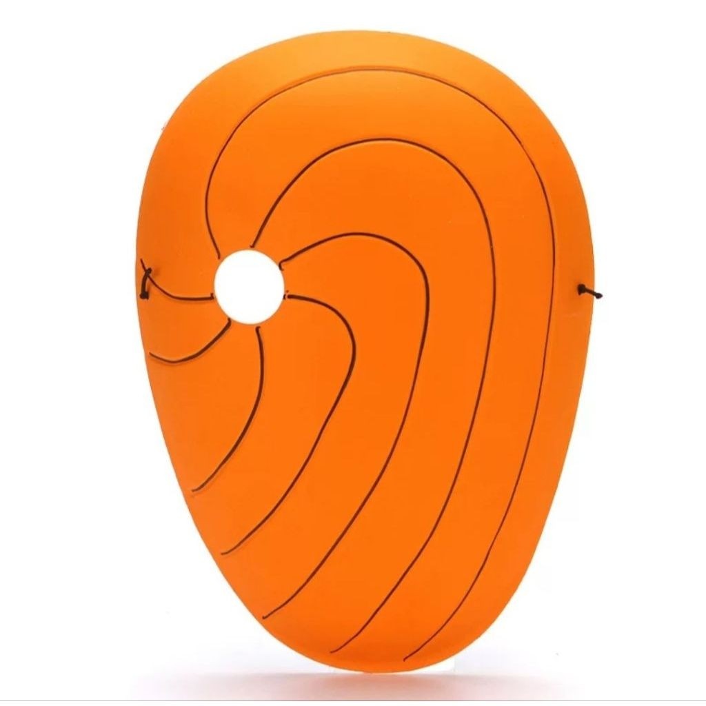 Topeng Naruto Cosplay Mask Obito Orange Tobi Obito Uchiha Cosplay Anime Cosplay Naruto Akatsuki
