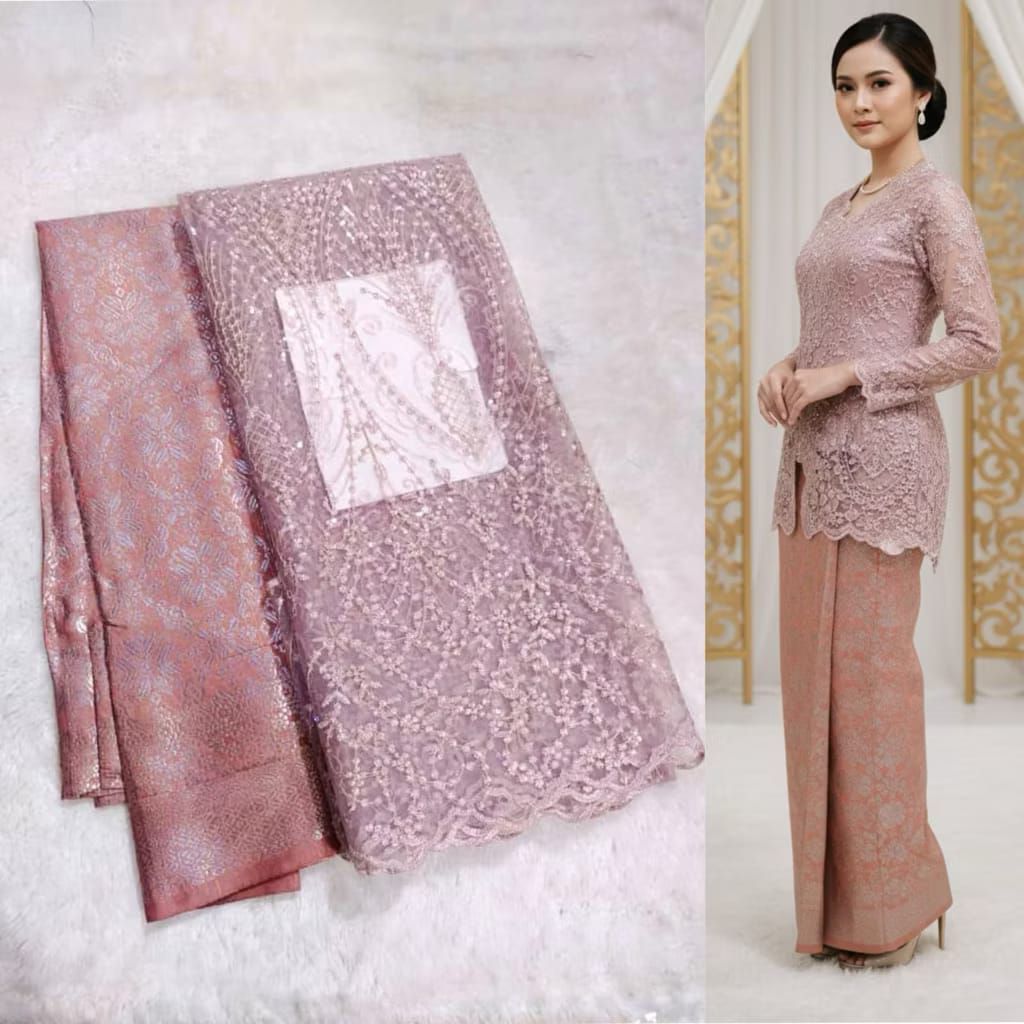 Setelan Bridesmaid kain kebaya / paket bridesmaid kain tile dan songke / Paket Bridesmaid kebaya ser