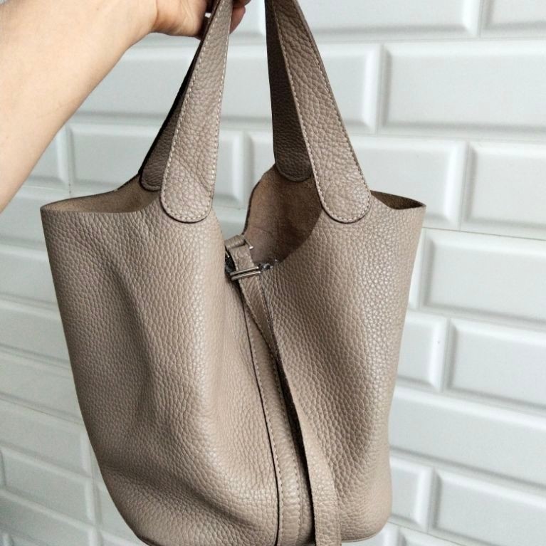 Hand Bag Ala Picotin Kulit Asli