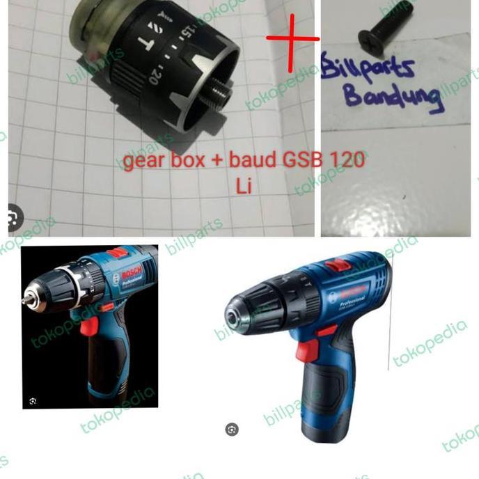/////] gear box kepala GSB 120 Li bor cordles Bosch tembok impact GSB120