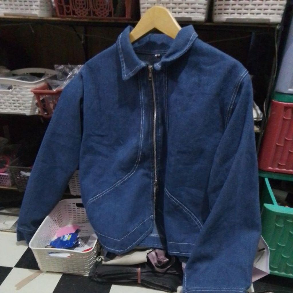 jacket double zipper
