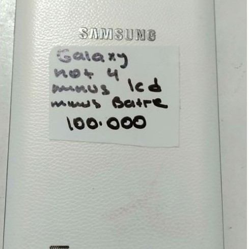 Samsung galaxy note 4 minus lcd, minus batre