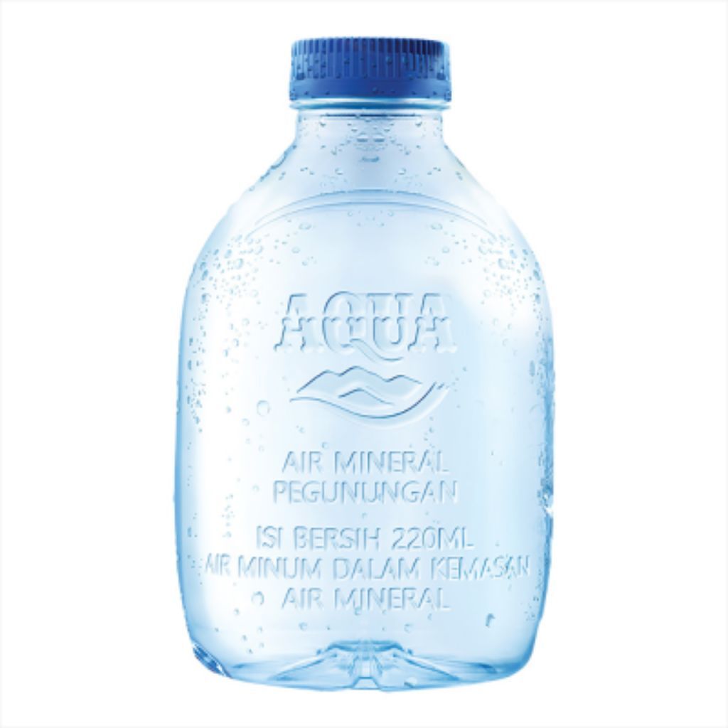 AQUA Cube 220ml Eceran – Air Mineral AQUA Botol Mini 220ml